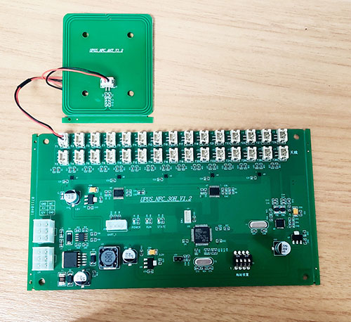 Modulo lettore di identificazione ad alta frequenza RFID per armadietto per libri intelligente, scheda IC, circuito lettore di schede NFC, scheda madre 4
